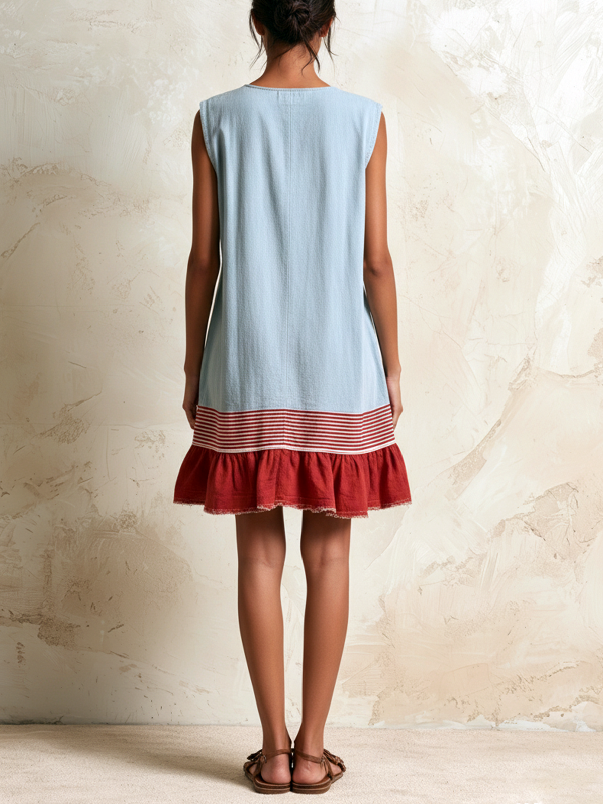 Kiara | Ruffle Hem Tunic Dress