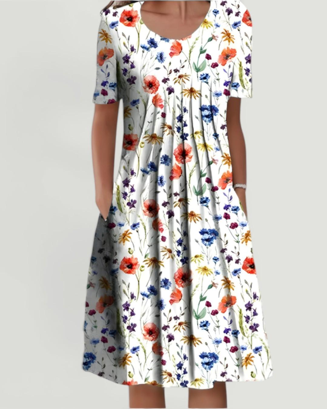 Celine | Draped Midi Dress