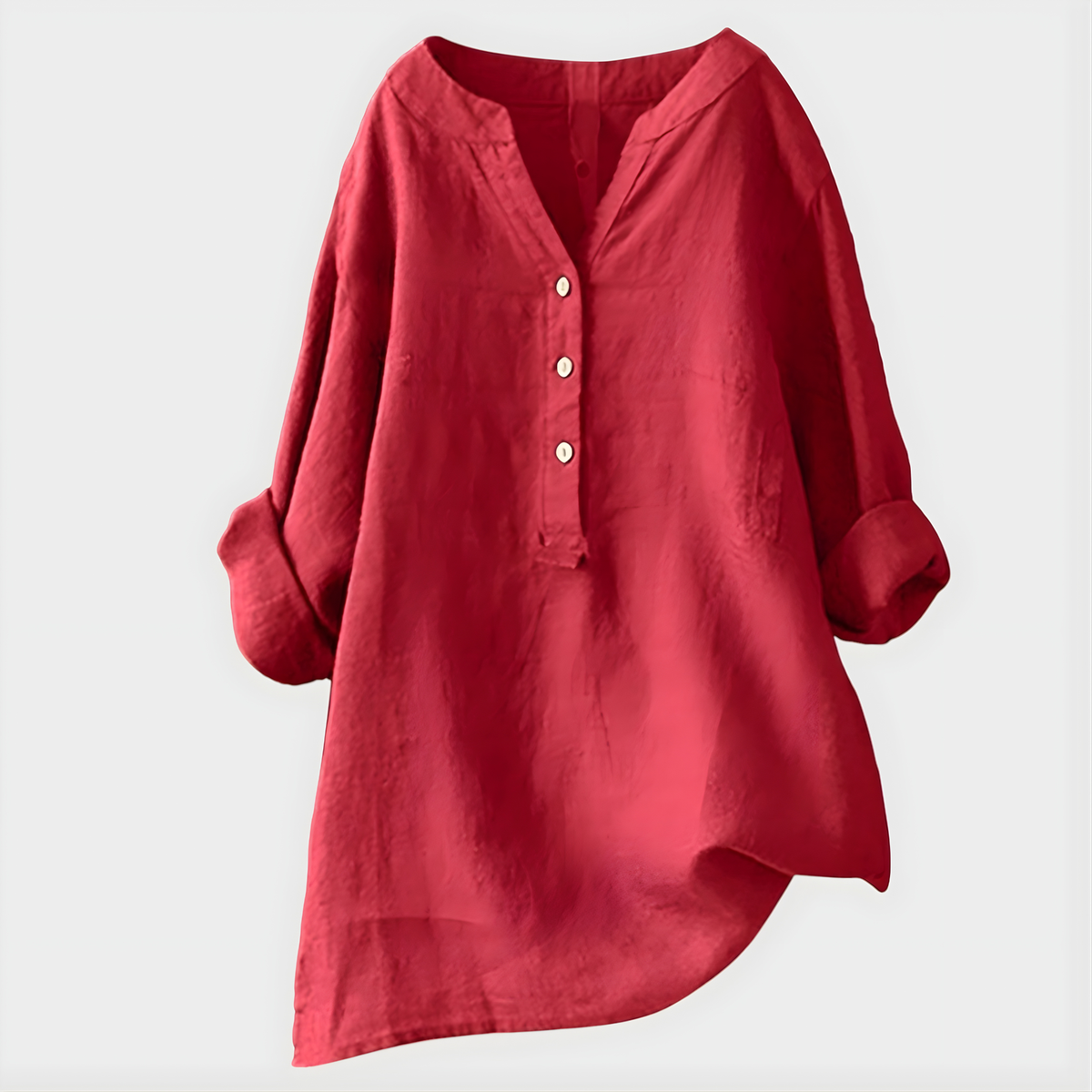 Tamsin | Relaxed V-Neck Blouse