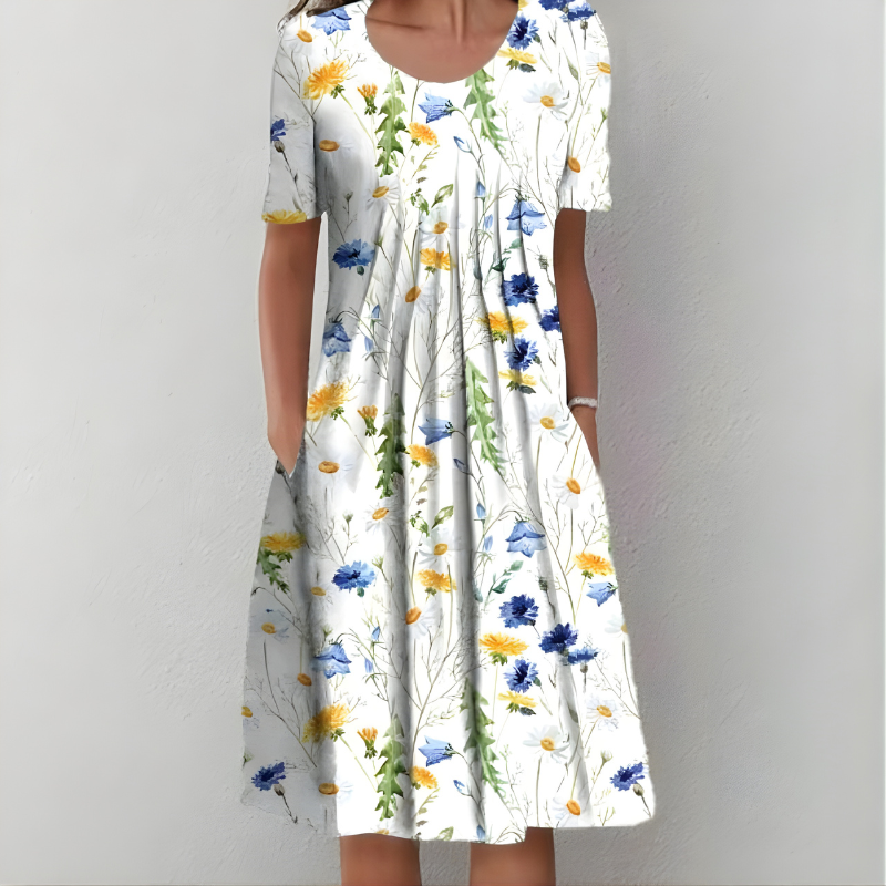 Celine | Draped Midi Dress