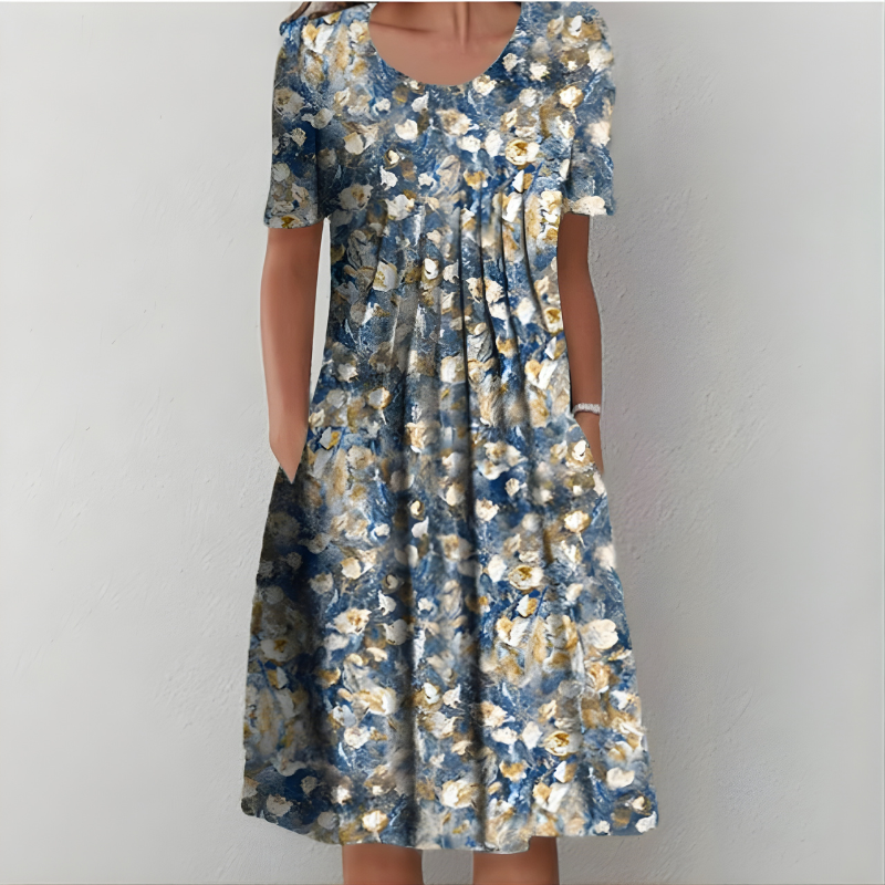Celine | Draped Midi Dress