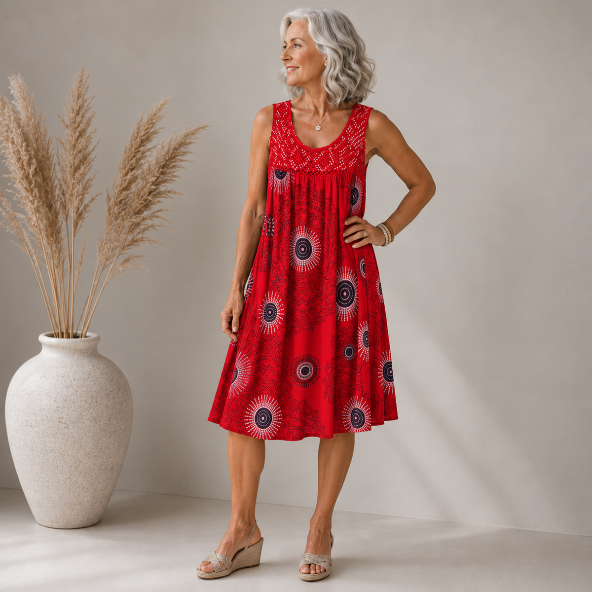 Marisol | Mandala Print Breeze Dress