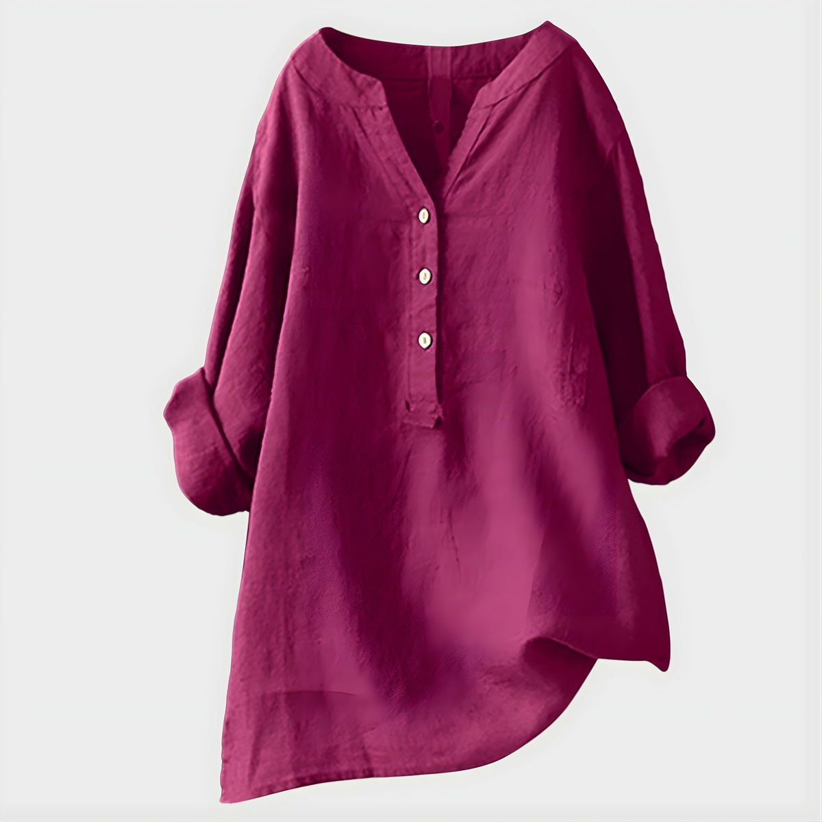 Tamsin | Relaxed V-Neck Blouse