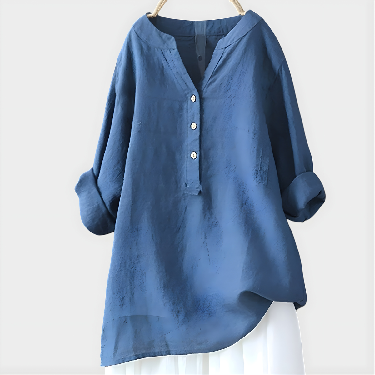 Tamsin | Relaxed V-Neck Blouse