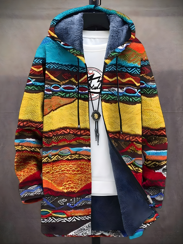 Brielle™ - Luxurious Art-Inspired Zip-Up Hoodie