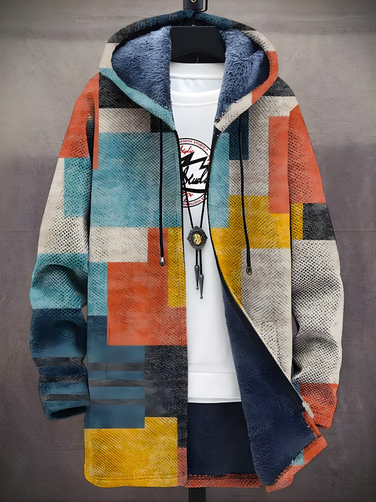 Callie™ - Luxurious Art-Inspired Zip-Up Hoodie