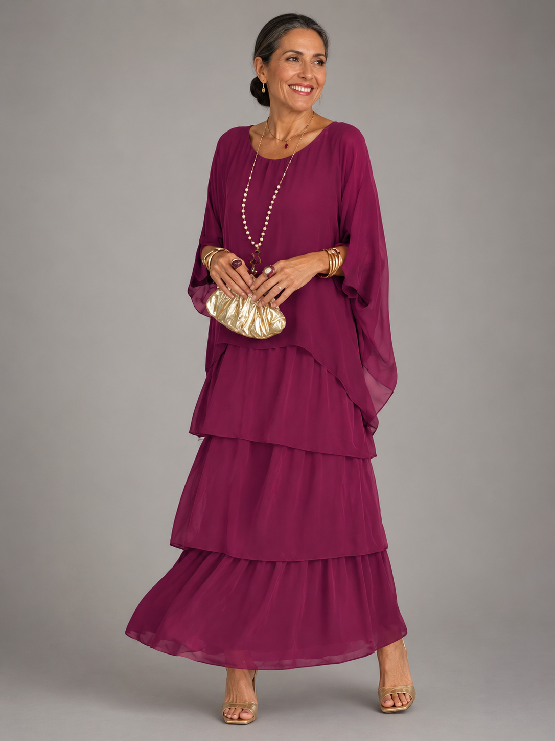 Lara™  | Elegant Flowing Maxi Dress