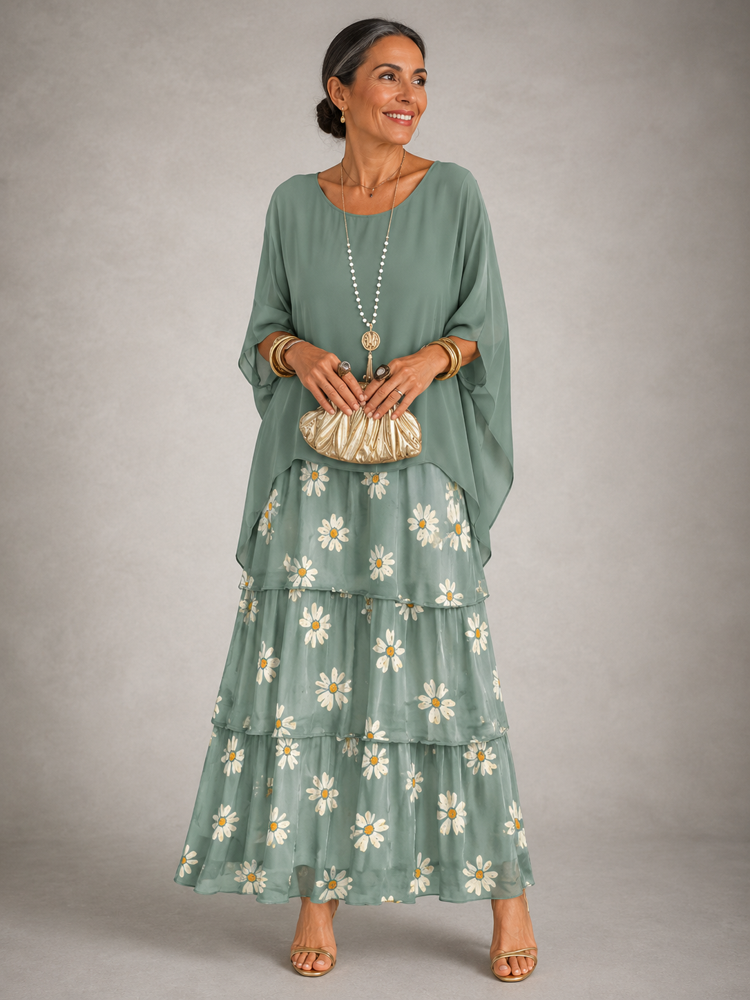Lara™  | Elegant Flowing Maxi Dress