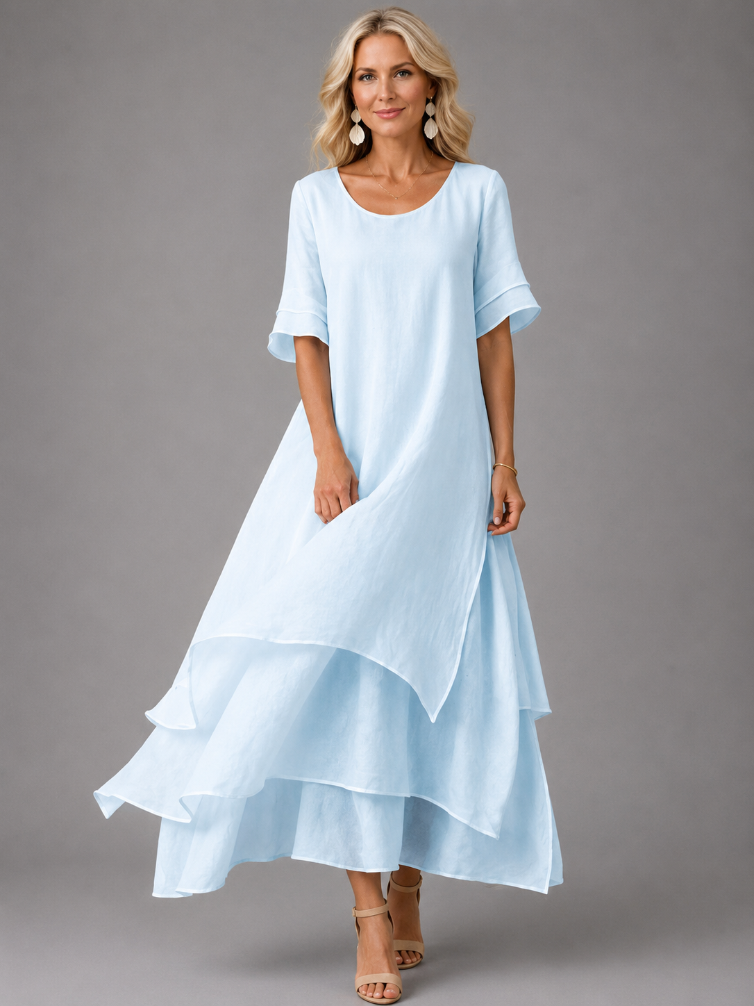 Iris | Tiered Maxi Dress