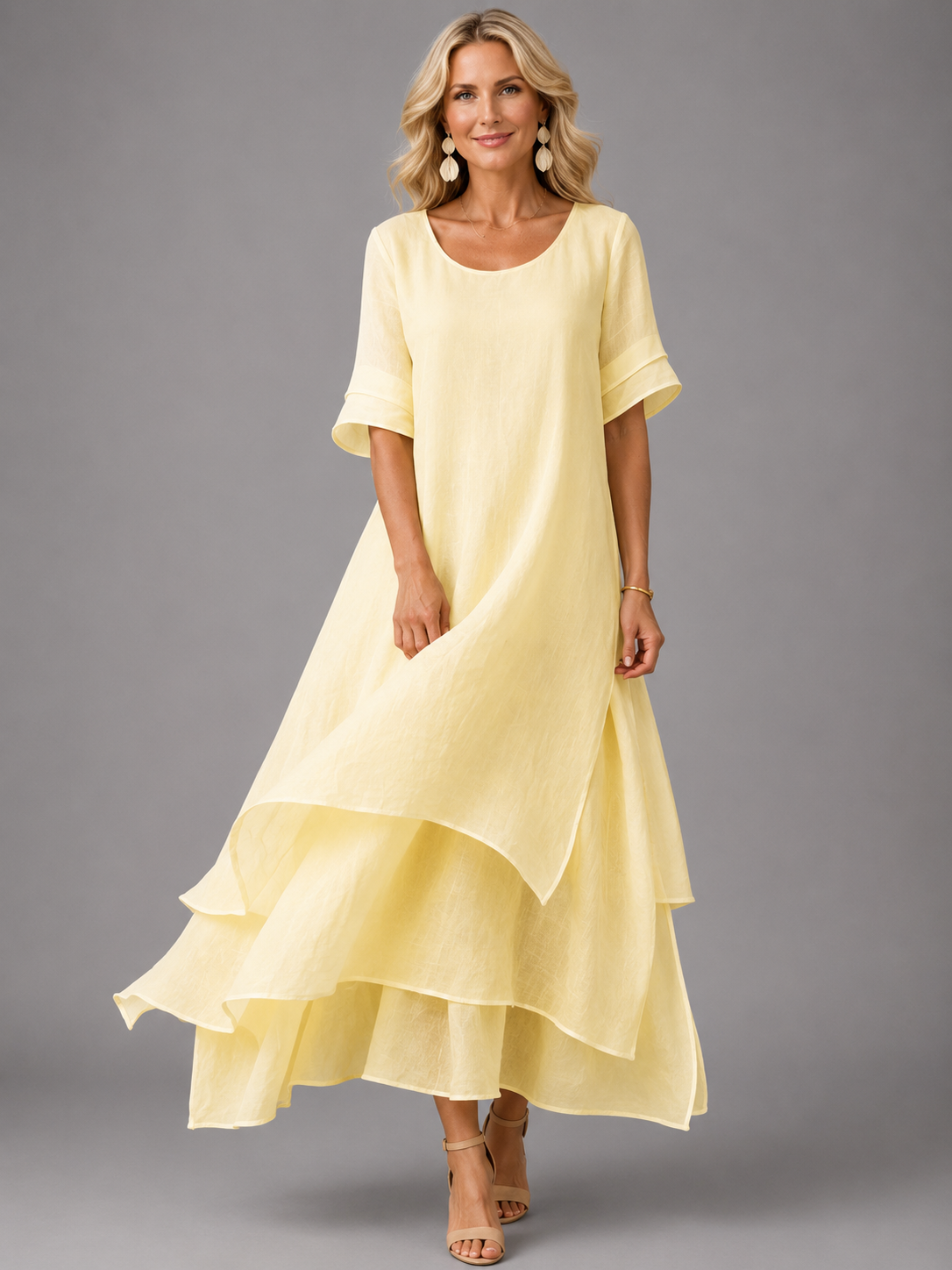Iris | Tiered Maxi Dress