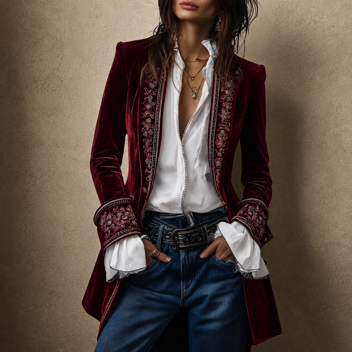 Rosalind Luxurious Velvet Jacket