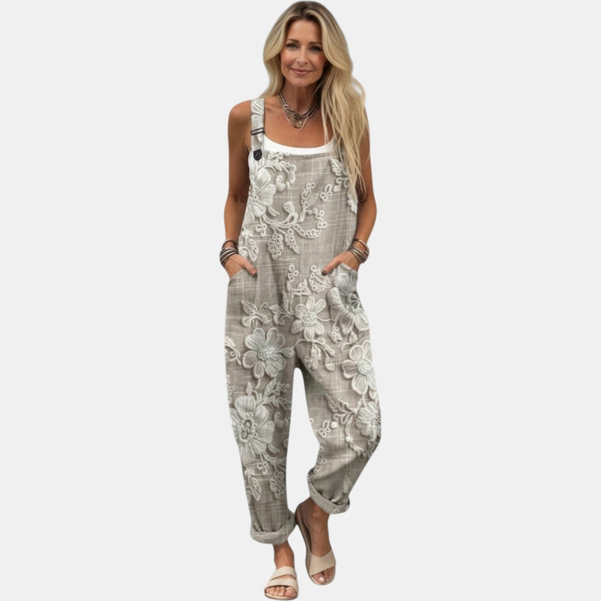 Clara™ - Comfortable Printed Overall