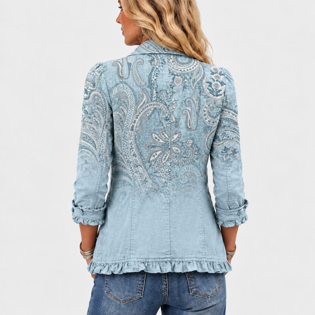 Matilda | Paisley Ruffle Jacket
