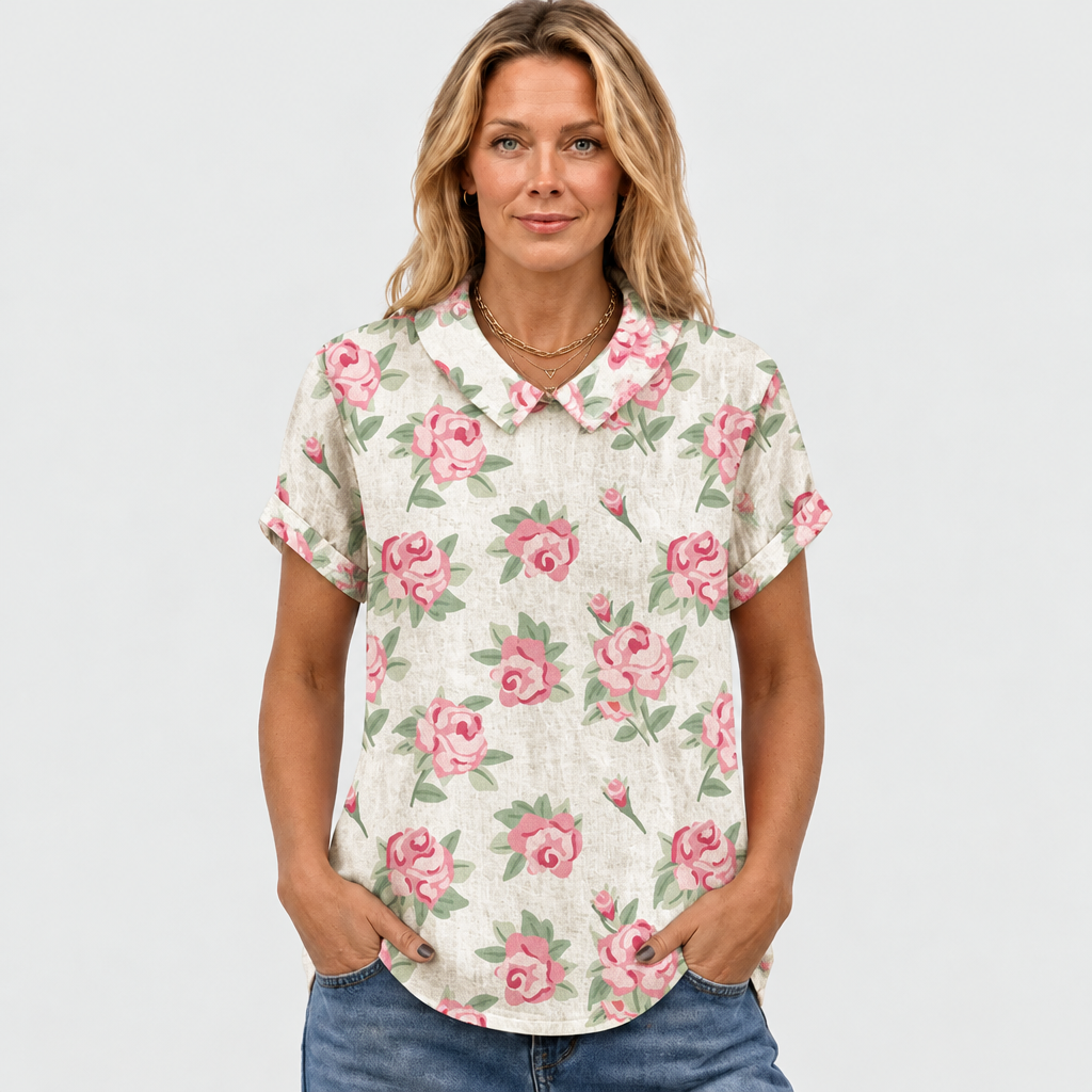Lola | Rose Collared Top
