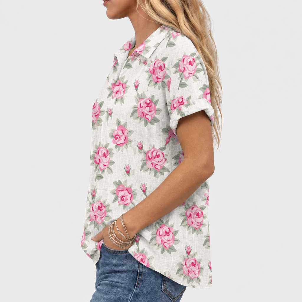Lola | Rose Collared Top