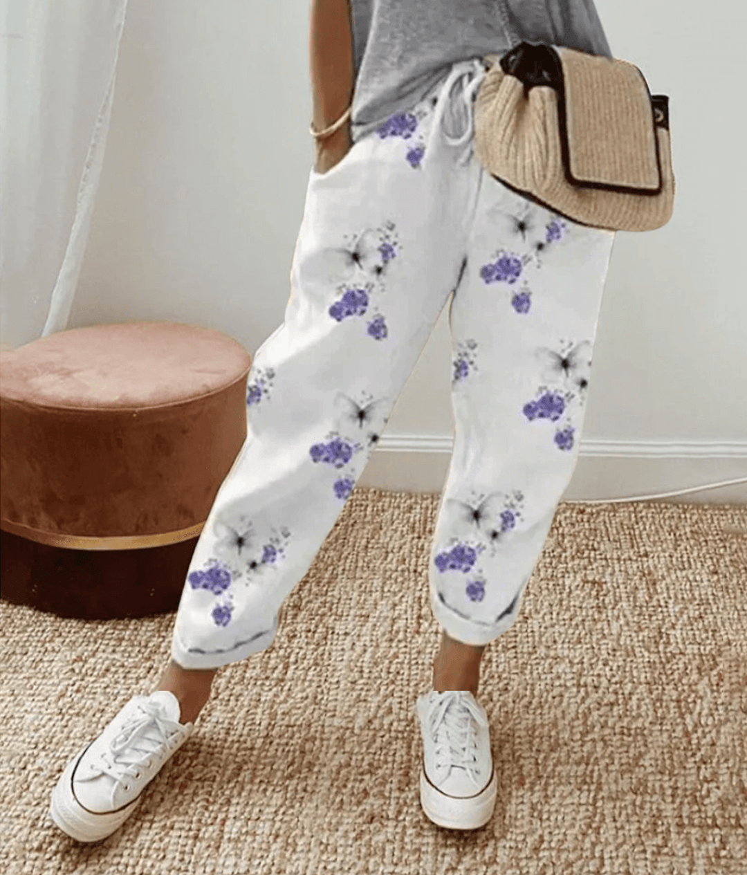 Verity | Wide-Leg Linen-Look Pants