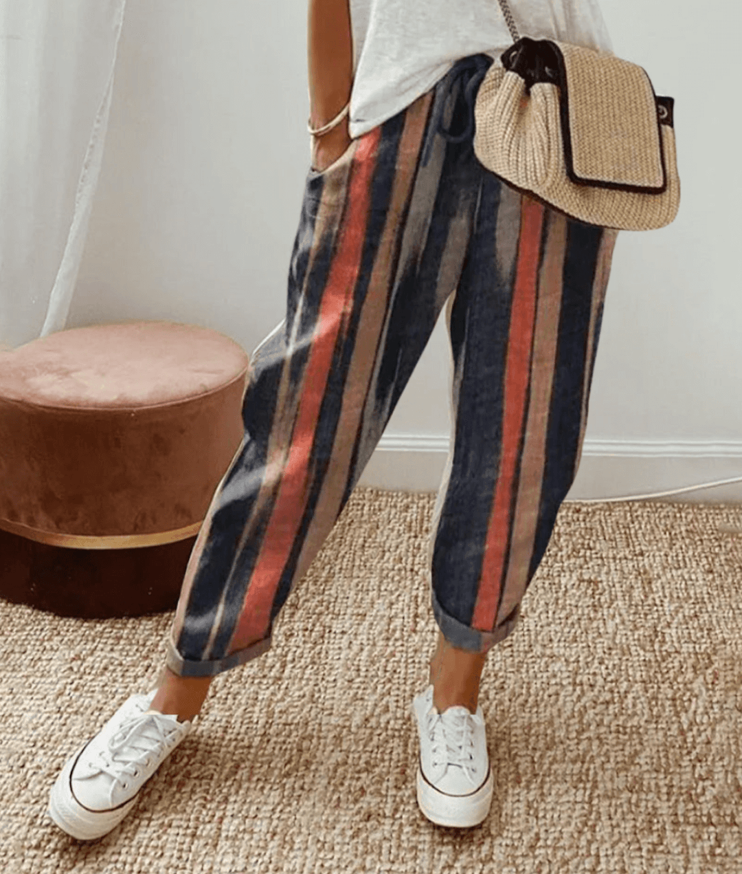 Verity | Wide-Leg Linen-Look Pants