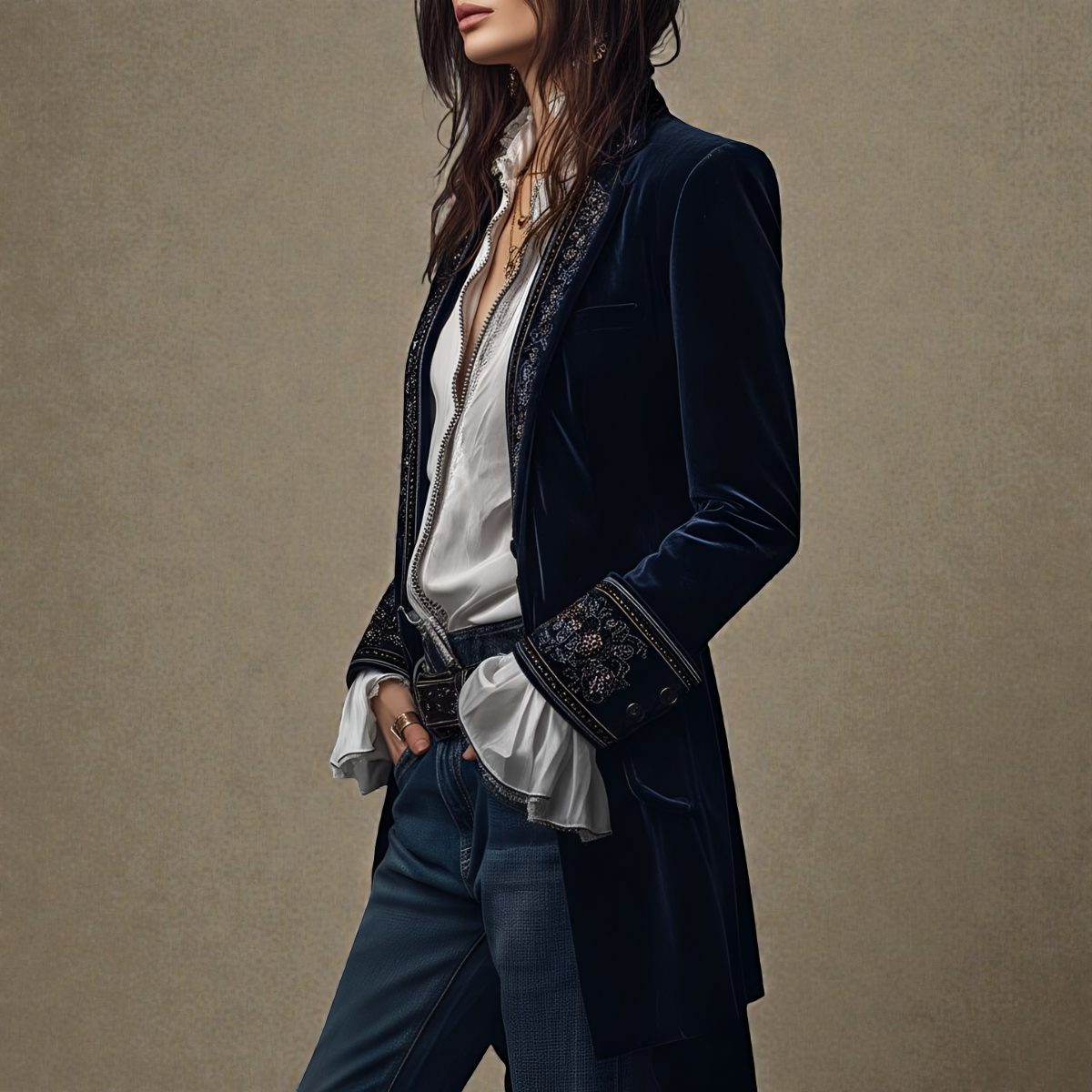Rosalind Luxurious Velvet Jacket