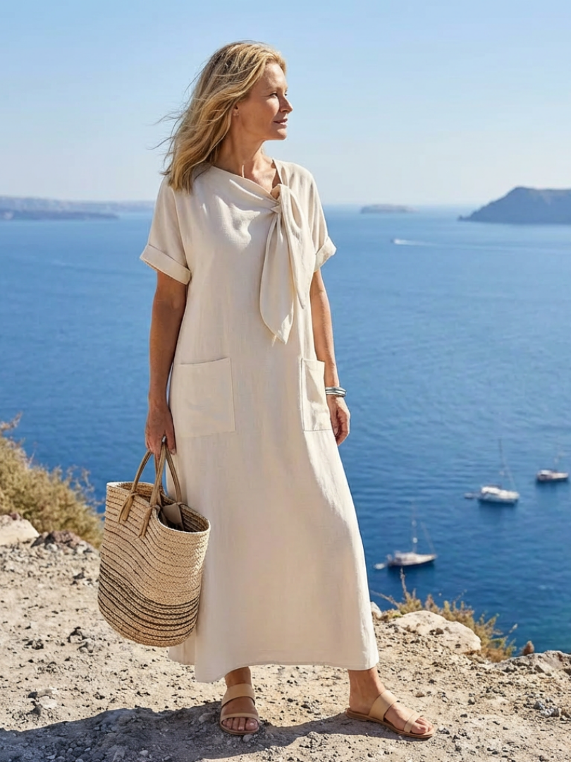 Eudora | Relaxed Pocket Maxi Dress