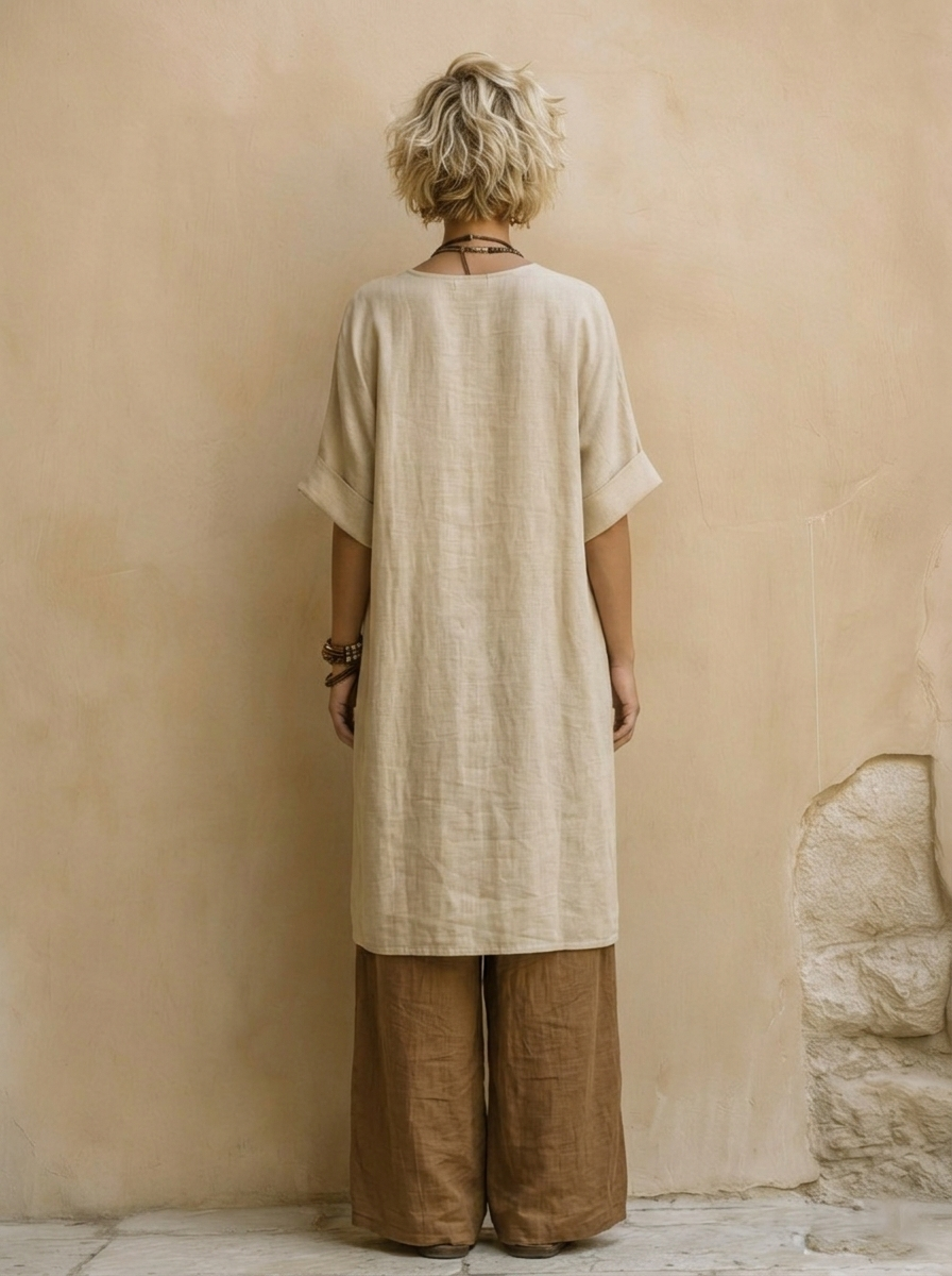 Josephine | Boho Cotton-Linen 3-Piece Set