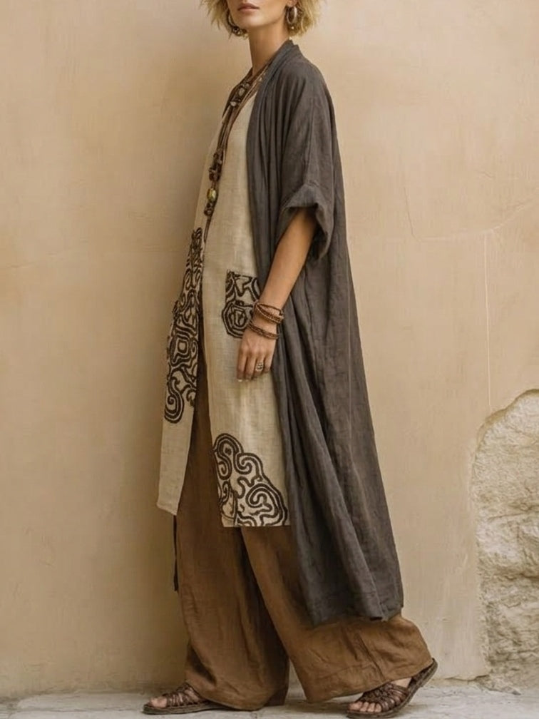 Josephine | Boho Cotton-Linen 3-Piece Set