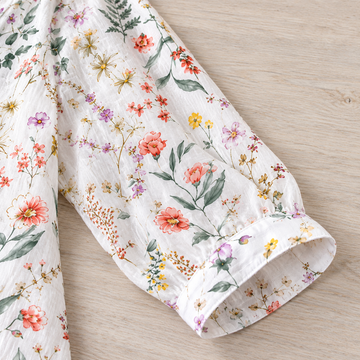 Maribel | Colourful Print Button-Down Blouse