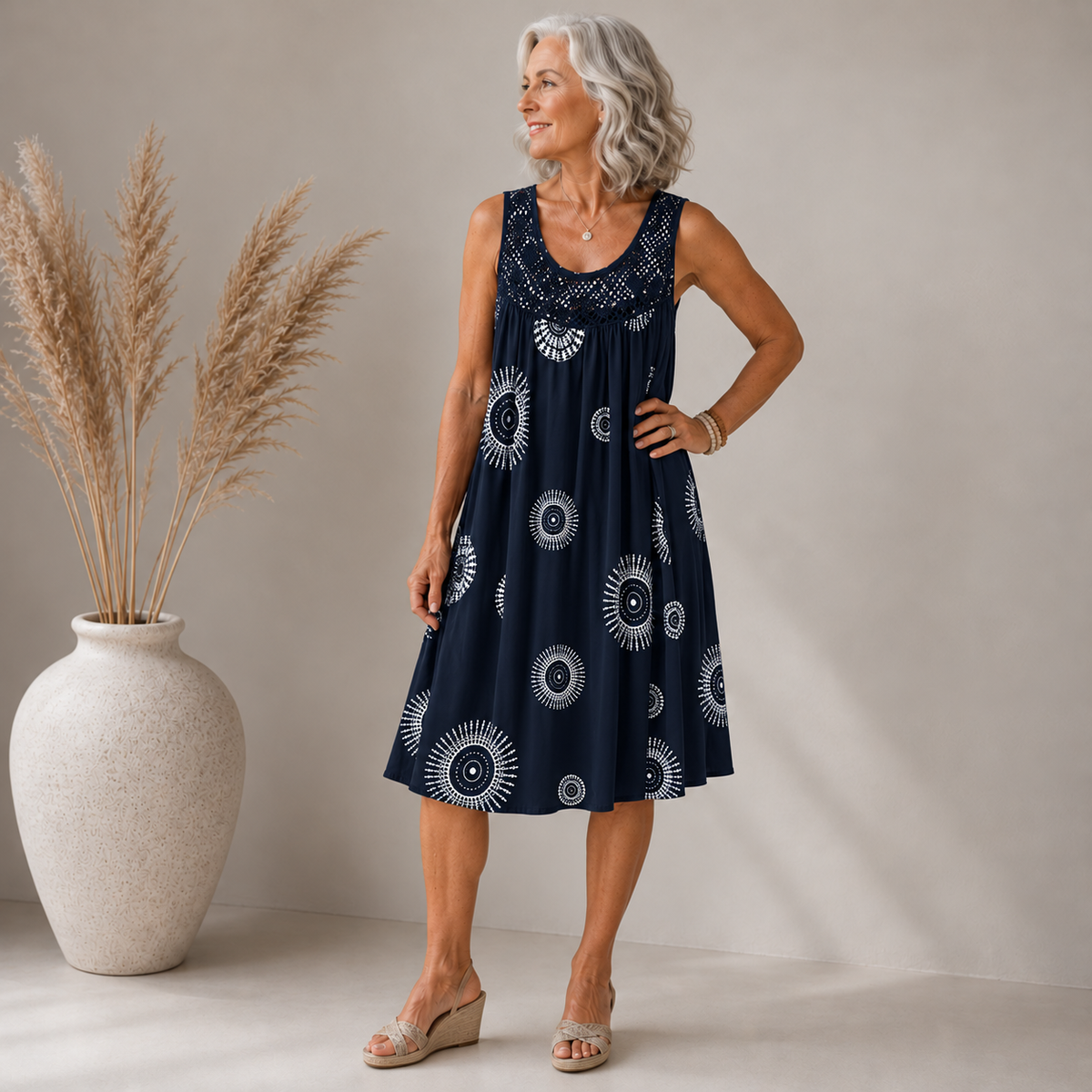 Marisol | Mandala Print Breeze Dress