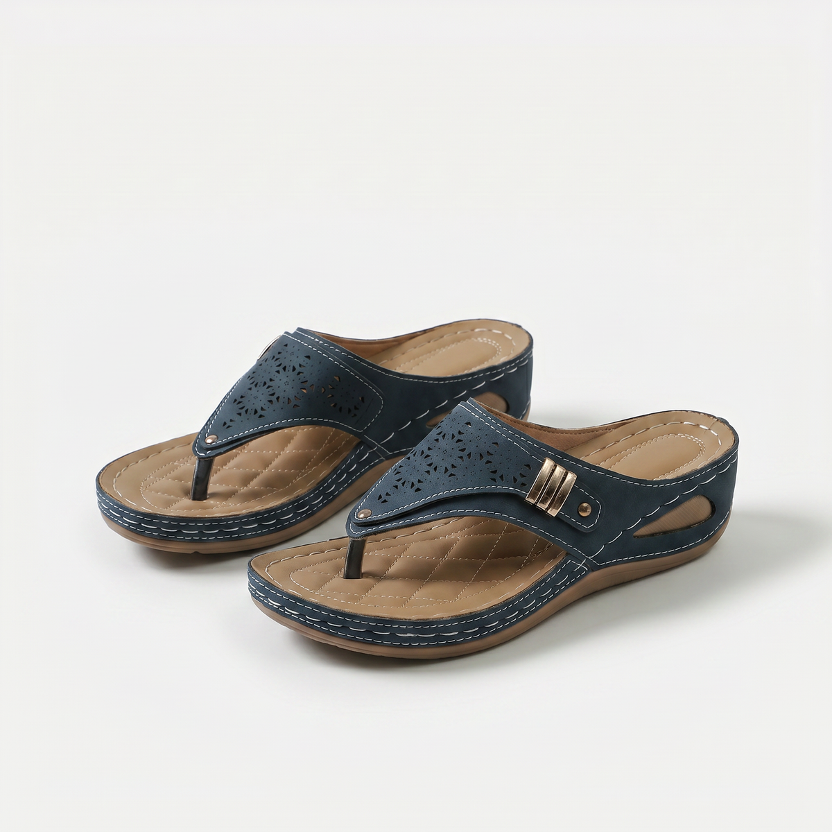 Anna™ | Comfort Wedge Toe Sandals