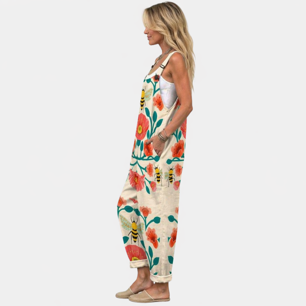 Ella™ - Comfortable Printed Overall