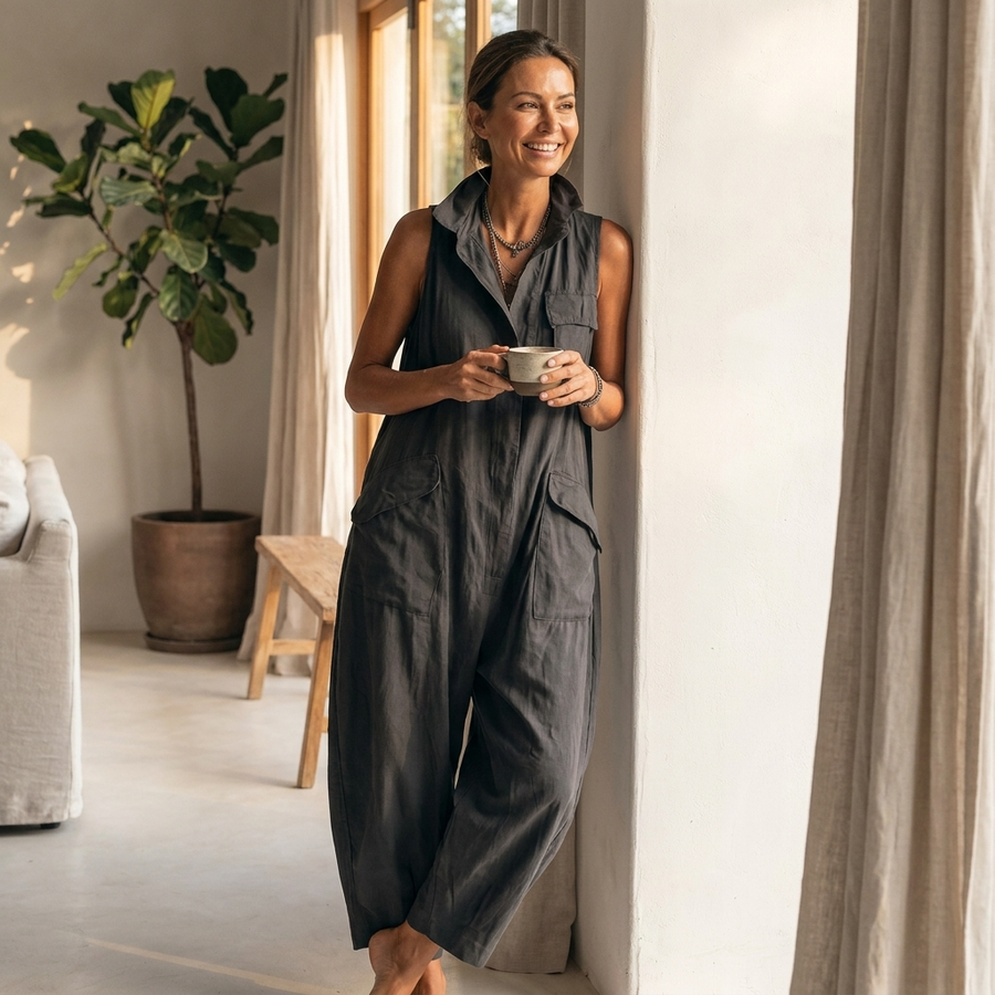 Veridia | Relaxed Utility Jumpsuit