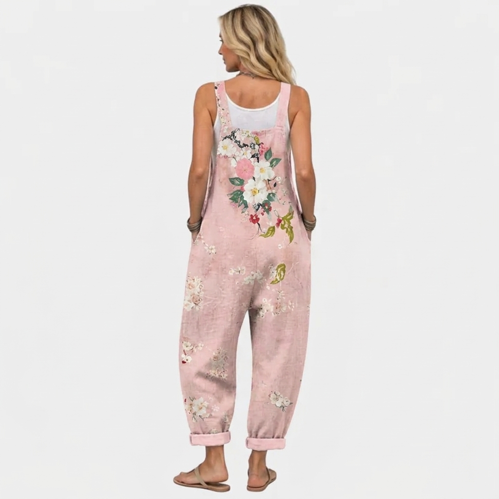 Hannah™ - Pink Floral Overall