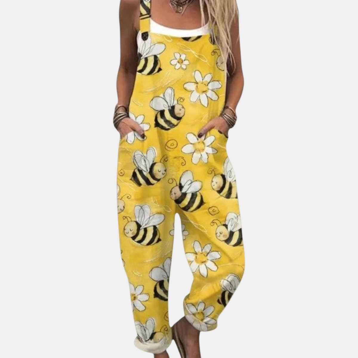 Pia™ - Comfortable Printed Overall