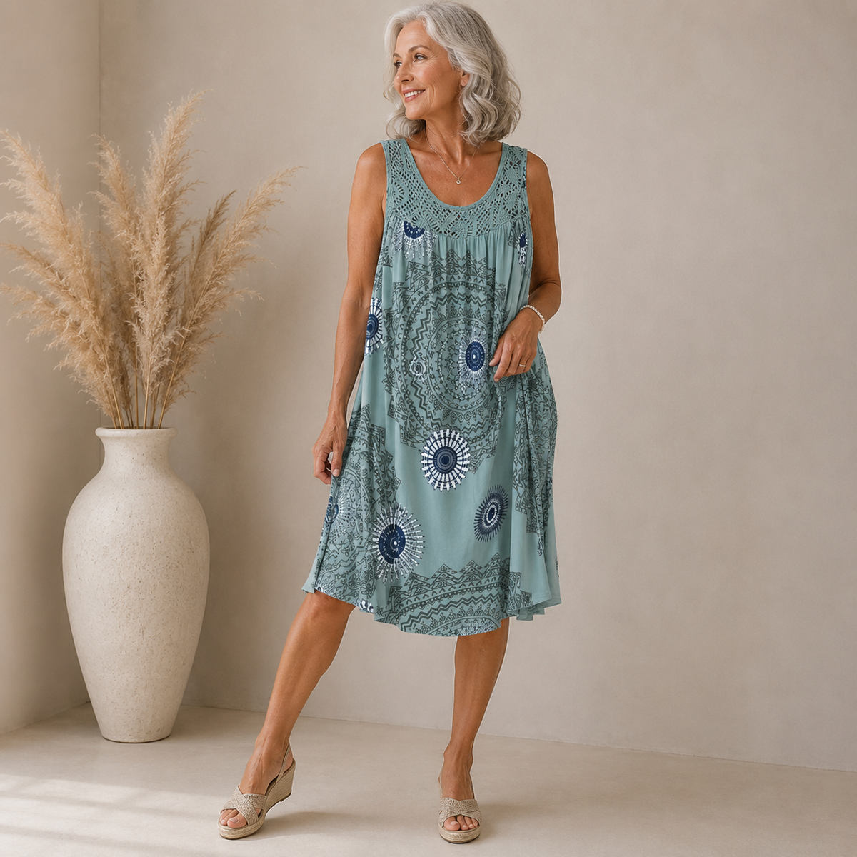 Marisol | Mandala Print Breeze Dress