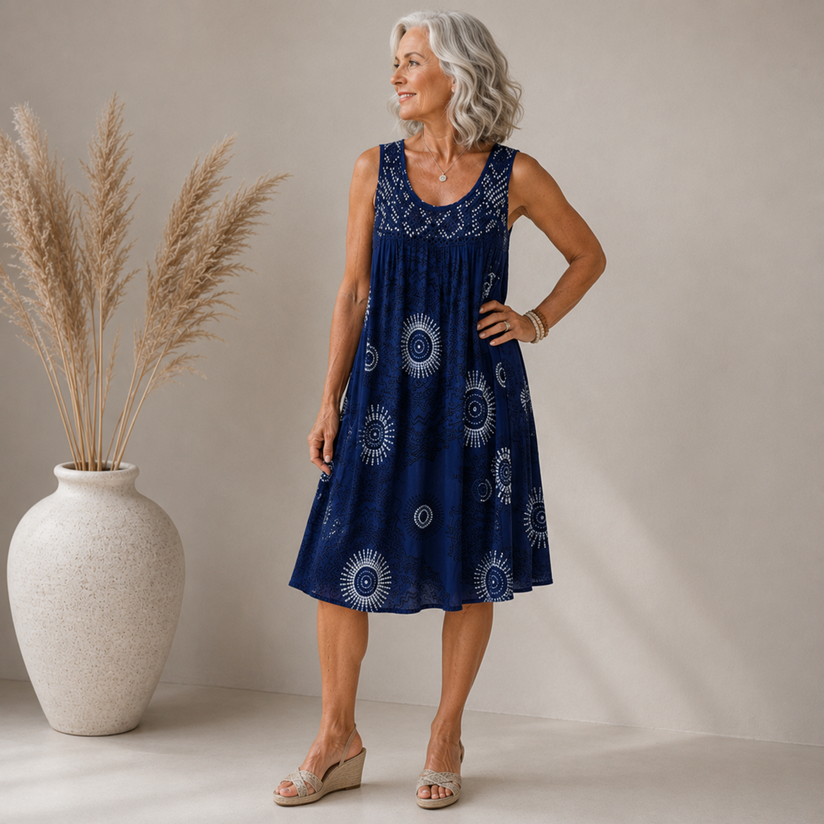 Marisol | Mandala Print Breeze Dress