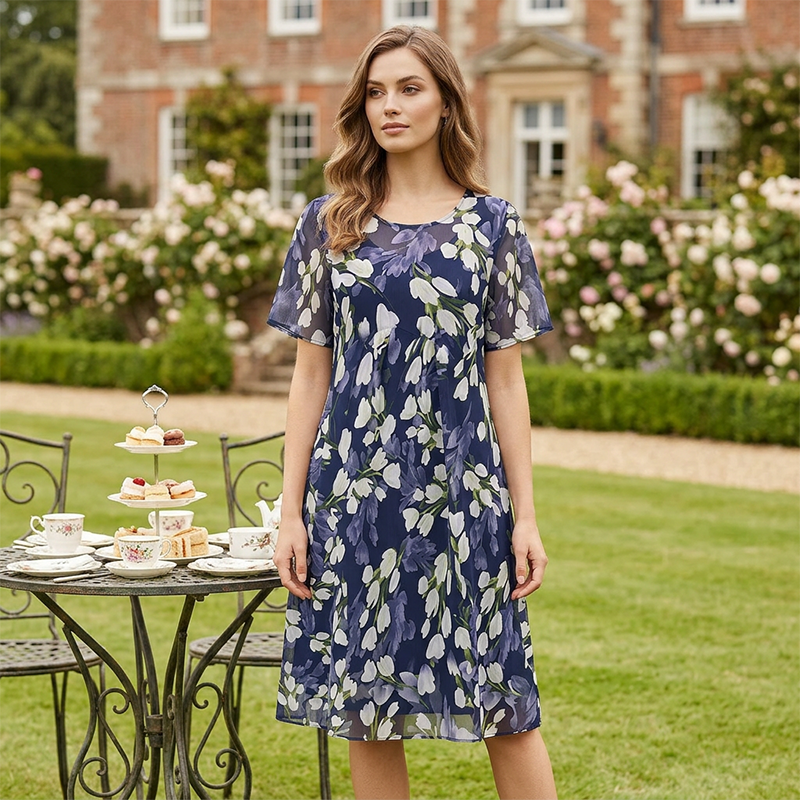 Freya | Floral A-Line Dress
