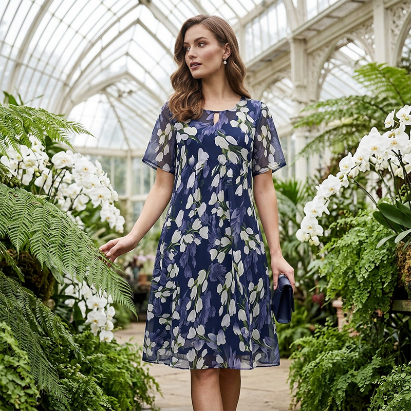 Freya | Floral A-Line Dress