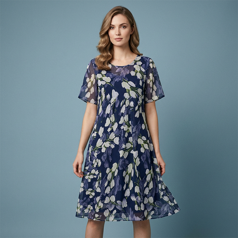 Freya | Floral A-Line Dress