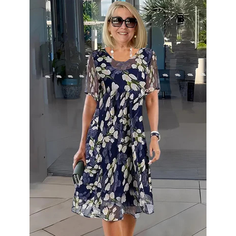 Freya | Floral A-Line Dress