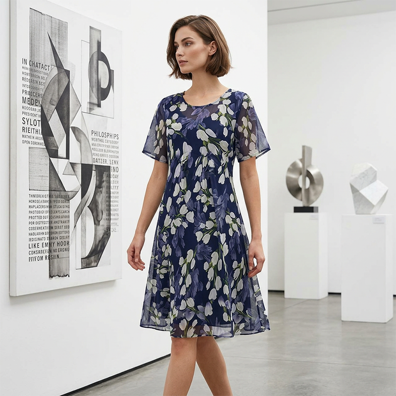 Freya | Floral A-Line Dress